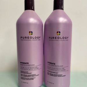 Pureology Hydrate Shampoo and Contioner Duo- liters